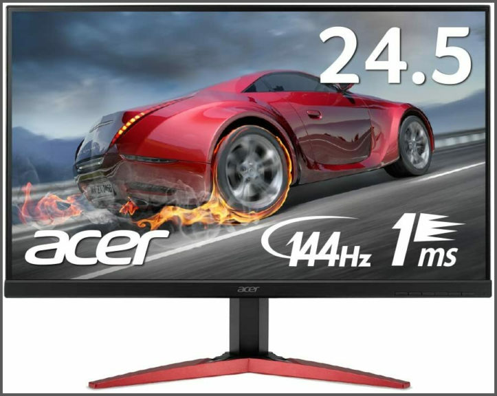 Acer ゲーミングモニター レビュー KG251Q 144hz　３